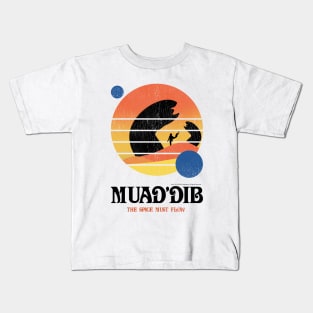 Muaddib, The Spice Must Flow, Vintage Arrakis Kids T-Shirt